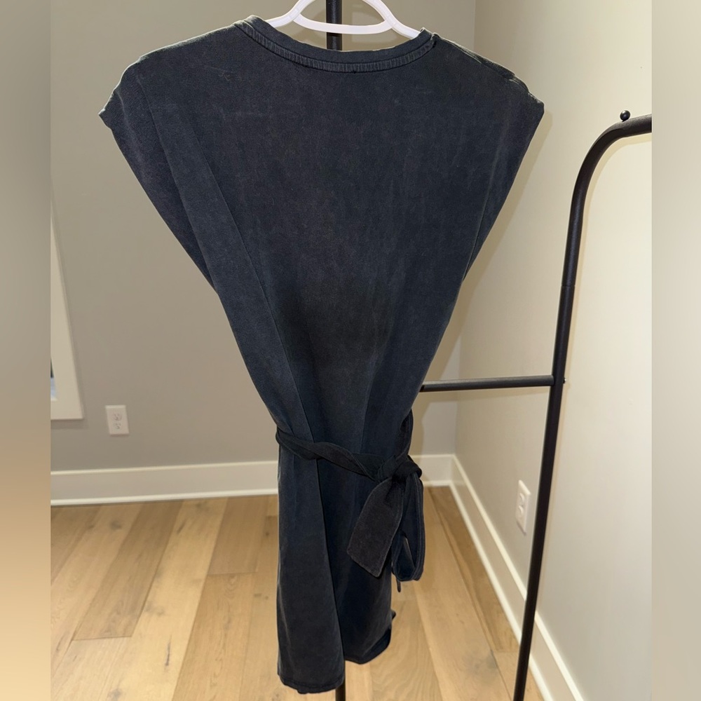 Bershka Grey Belted Dress